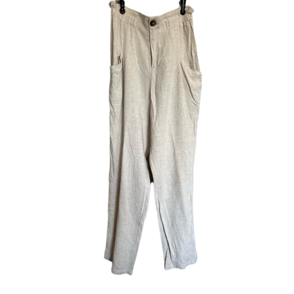 Princess Polly High Waisted Linen Pants US6